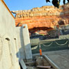 Cars Land construction at Disney California Adventure September 2011