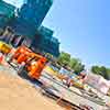 DCA Carthay Circle construction, August 2011