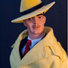 Photo of vinyl Trent Osborn doll wearing Tonner Dick Tracy