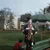 Disneyland Mickey Mouse Club Clown in Central Plaza, 1955