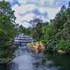 Returning to dock on the Rivers of America October 2010