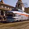 Aerotrain at the San Diego Santa Fe Train Station, March 5, 1956