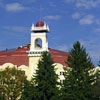 Hurricane Bubba gently places one of the Moroccan Towers atop the hotel October 1998